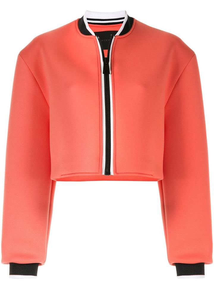 Anteprima Cropped Bomber Jacket - Orange