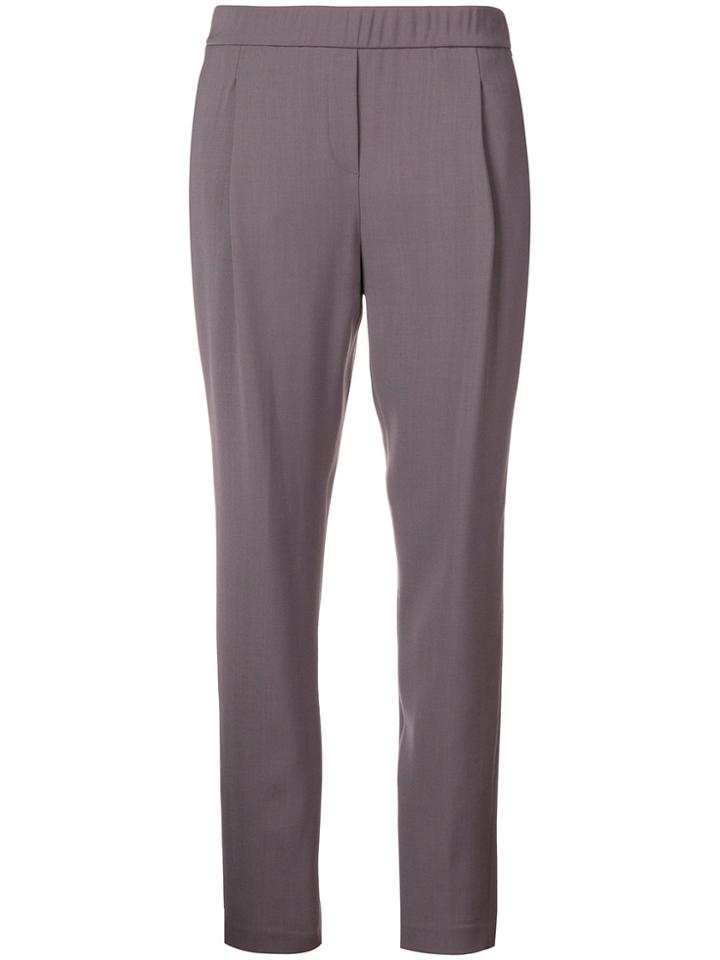Fabiana Filippi Slim Fit Trousers - Pink & Purple