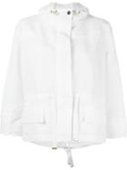 Moncler 'corail' Jacket, Women's, Size: 0, White, Polyester/polyamide