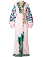 Yuliya Magdych Favourite Wife Embroidered Dress - Pink