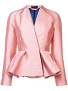 Stine Goya Peplum Jacket - Pink & Purple