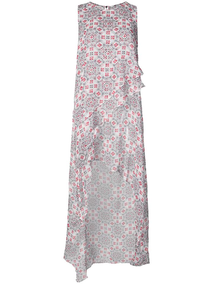 Thomas Wylde Asymmetric Printed Dress - White