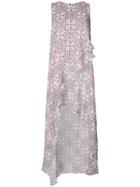 Thomas Wylde Asymmetric Printed Dress - White