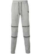 Philipp Plein Zipped Track Pants - Grey