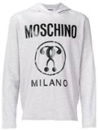 Moschino - Logo Printed Top - Men - Cotton - 46, Grey, Cotton