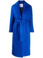Giada Benincasa Mohair Coat - Blue