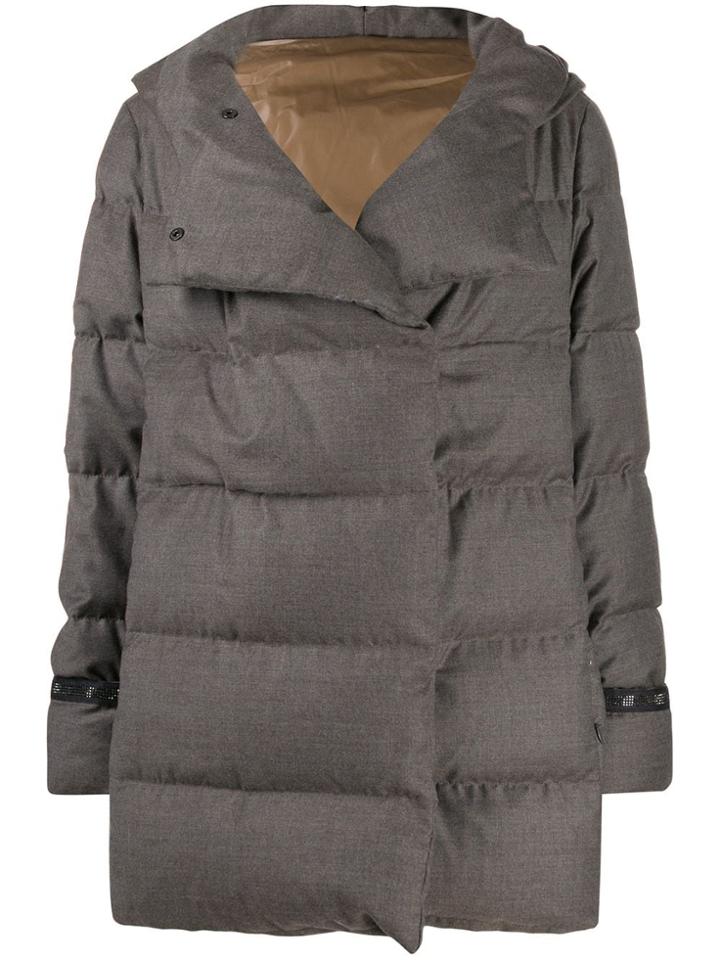 Eleventy Padded Puffer Jacket - Grey