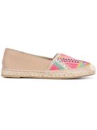 Le Silla Embellished Toe Espadrilles - Nude & Neutrals