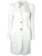 Maison Margiela Vintage Satin Coat, Women's, Size: 42, White