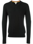 Comme Des Garçons Shirt V-neck Jumper, Men's, Size: Small, Black, Wool