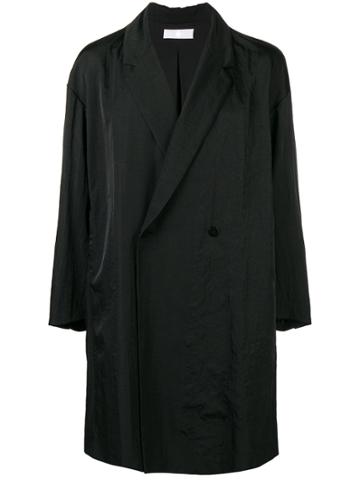 Ethosens Long Blazer Coat - Black