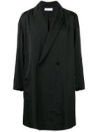 Ethosens Long Blazer Coat - Black