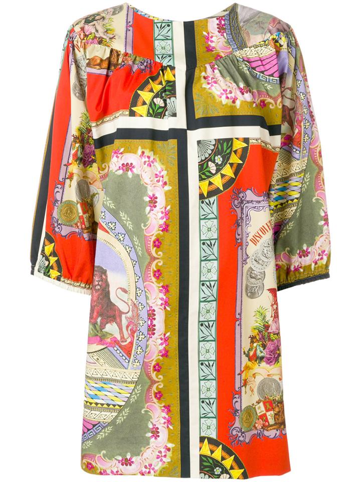 Etro Circus Print Shift Dress - Multicolour