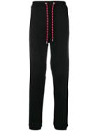 Just Cavalli Contrast Drawstring Track Pants - Black