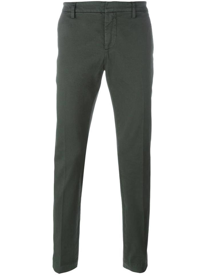 Dondup Straight Chino Trousers - Green