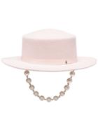 Maison Michel Kiki Pearl Hat - Pink