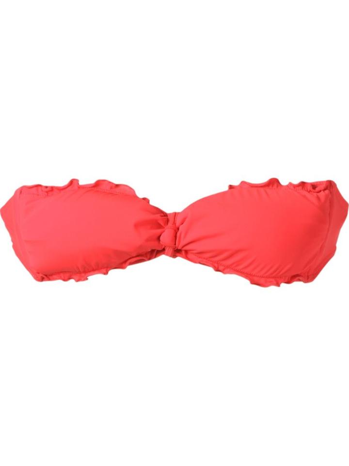 Amir Slama Bandeau Bikini Top, Women's, Size: G, Red, Spandex/elastane/polyamide