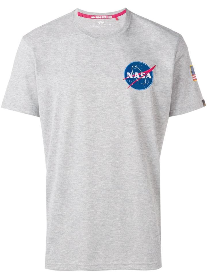 Alpha Industries Nasa Patch T-shirt - Grey