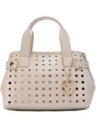 Armani Jeans Small Perforated Shopper Bag
