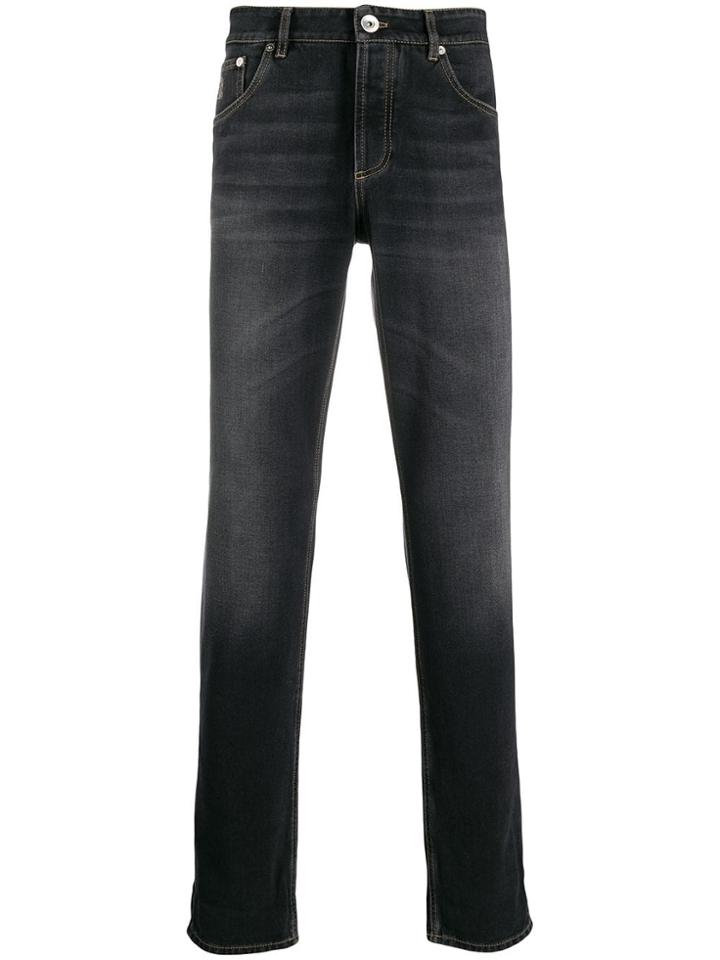 Brunello Cucinelli Slim-fit Jeans - Black