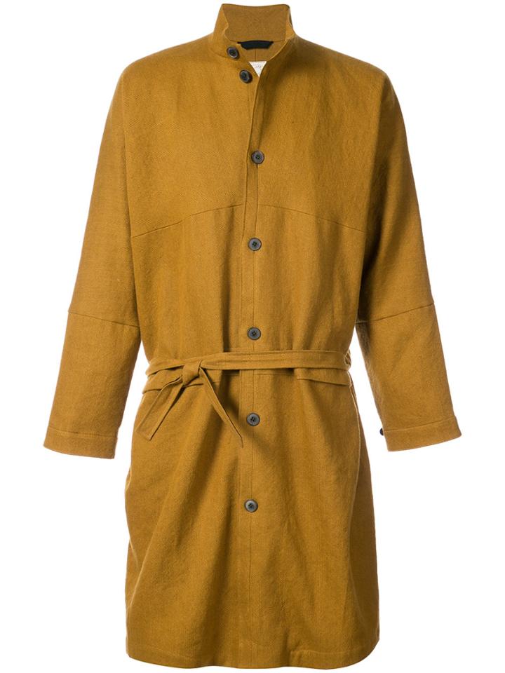 Jan Jan Van Essche Heavy Coat - Yellow & Orange