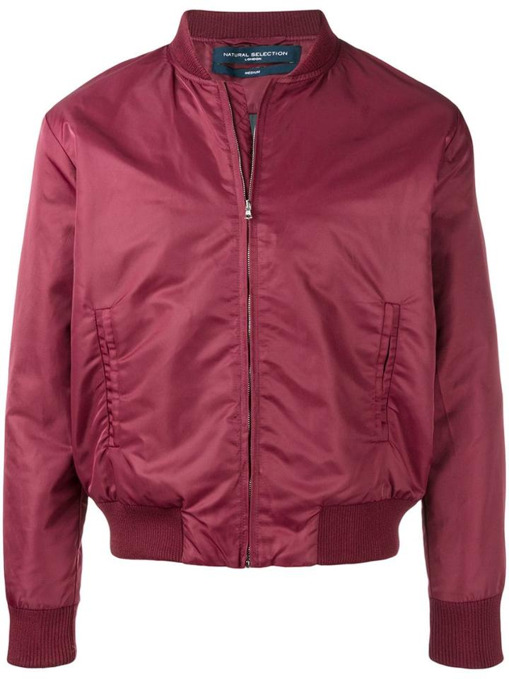 Natural Selection Beagle Bomber Jacket - Red