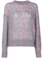 Iro Melange Knitted Sweater - Pink & Purple