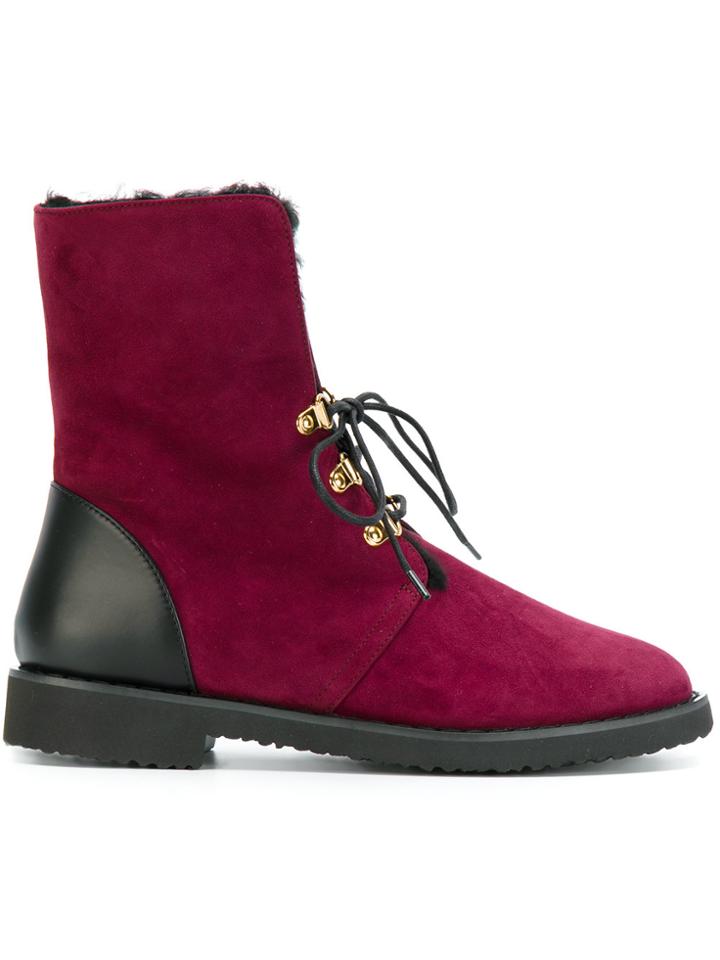 Giuseppe Zanotti Design Fortune Boots - Red