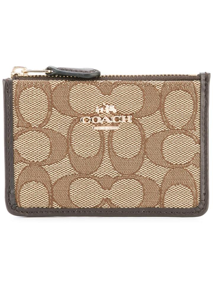 Coach Monogram Print Purse - Nude & Neutrals