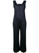 Pleats Please By Issey Miyake Micro Pleated Jumpsuit - Blue