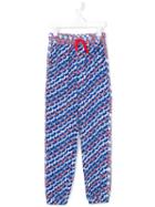Kenzo Kids Printed Trousers, Girl's, Size: 16 Yrs, Blue