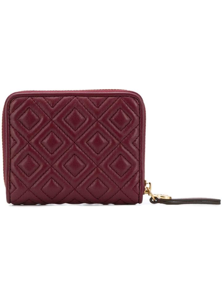 Tory Burch Fleming Medium Wallet - Red