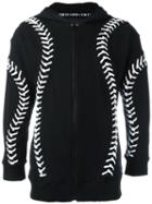 Ktz 'baseball' Zipped Hoodie, Adult Unisex, Size: Medium, Black, Cotton
