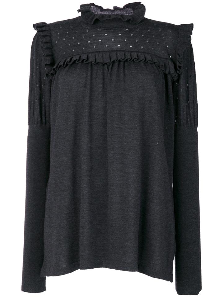 I'm Isola Marras Juliet Sleeve Top - Grey