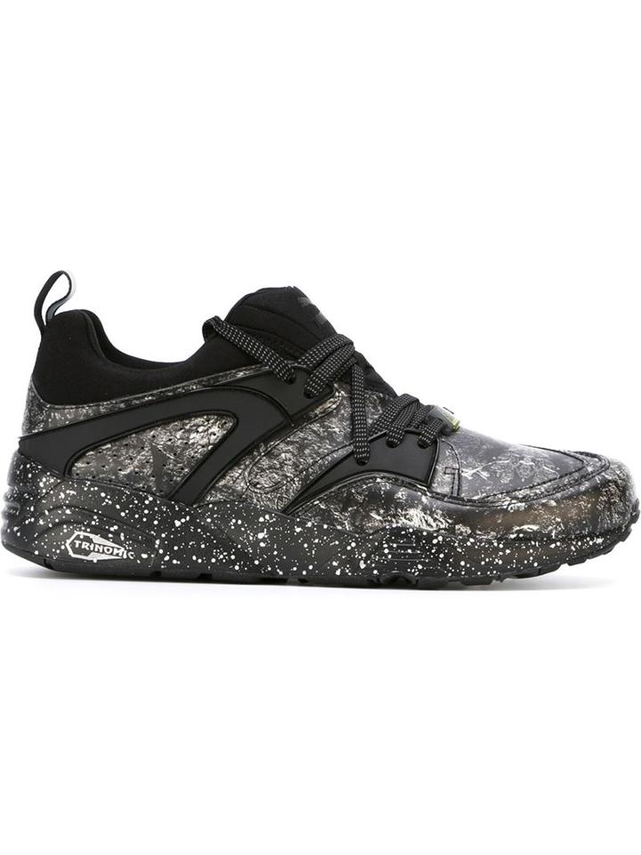 Puma Blaze Of Glory Roxx Sneakers, Men's, Size: 43, Black, Leather/neoprene/rubber