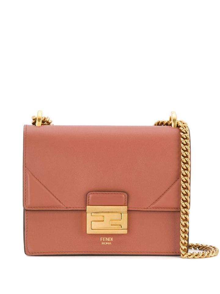 Fendi Kan U Cross Body Bag - Brown