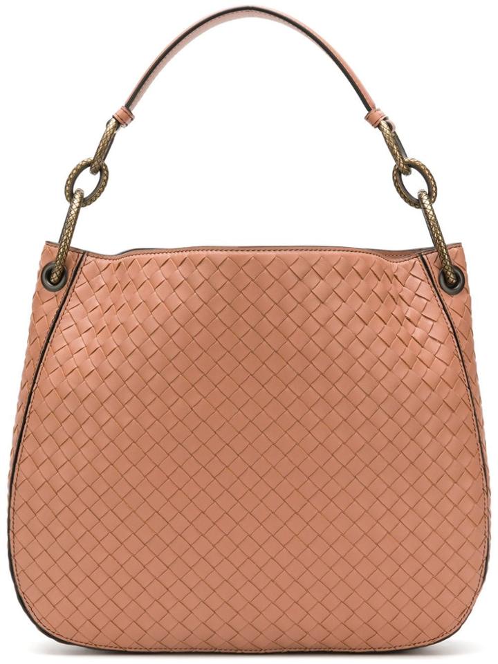 Bottega Veneta Ring Intrecciato Shoulder Bag - Neutrals
