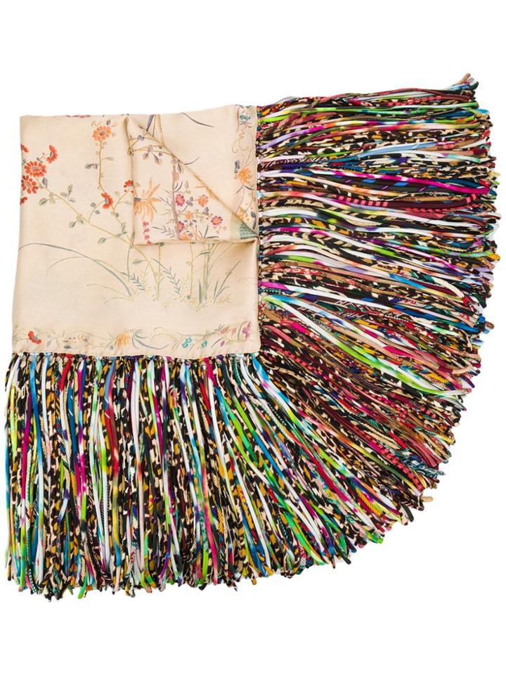 Pierre-louis Mascia Fringed Edge Scarf - Neutrals