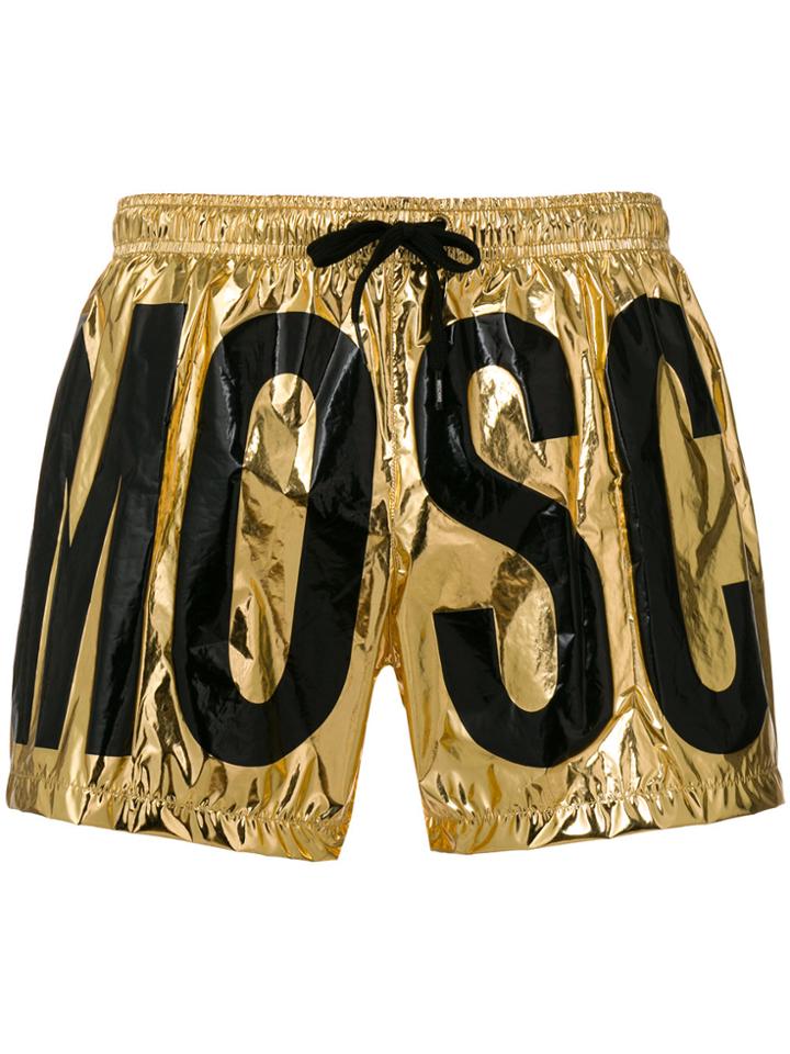 Moschino Metallic Swim Shorts
