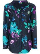 Emanuel Ungaro Floral Print Shirt - Blue