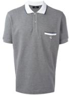Fay Chest Pocket Polo Shirt, Men's, Size: Medium, Grey, Cotton