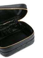 Chanel Vintage Quilted Vanity Tote - Black