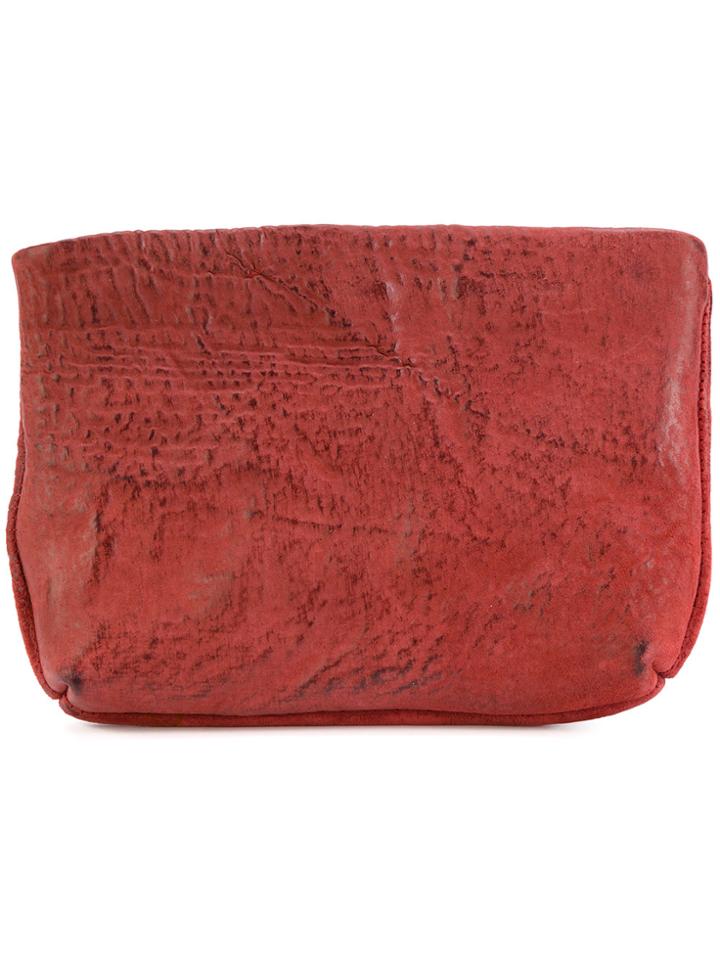 The Last Conspiracy Distressed-effect Cardholder - Red