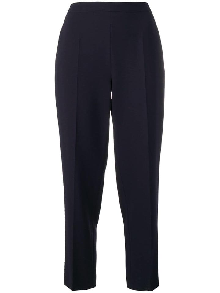Max Mara Filato Cropped Trousers - Blue