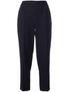 Max Mara Filato Cropped Trousers - Blue