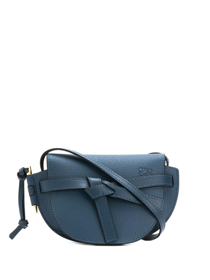 Loewe Mini Gate Crossbody Bag - Blue