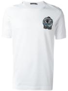 Dolce & Gabbana Rumba! Patch T-shirt, Men's, Size: 52, White, Cotton/viscose