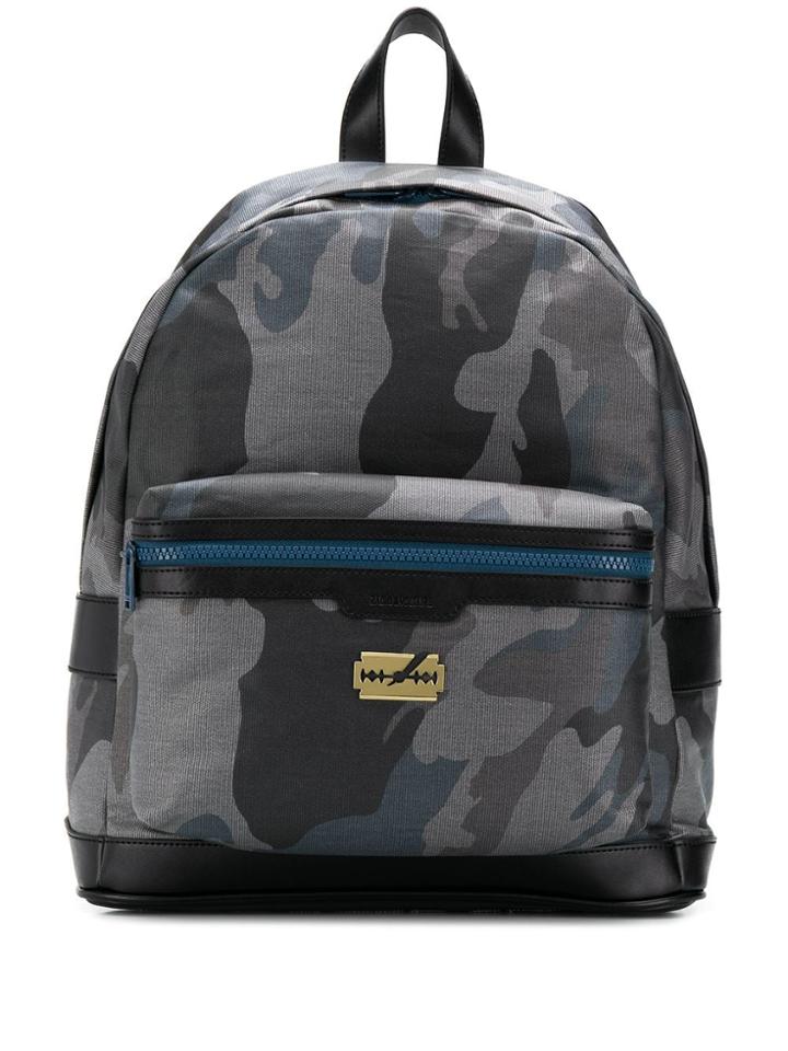 Zadig & Voltaire Jordan Camouflage Backpack - Grey