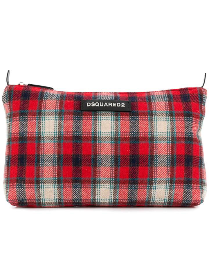 Dsquared2 Tartan Pouch - Multicolour