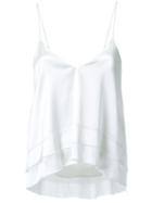 Manning Cartell Frayed Cami Top, Women's, Size: 6, White, Spandex/elastane/viscose